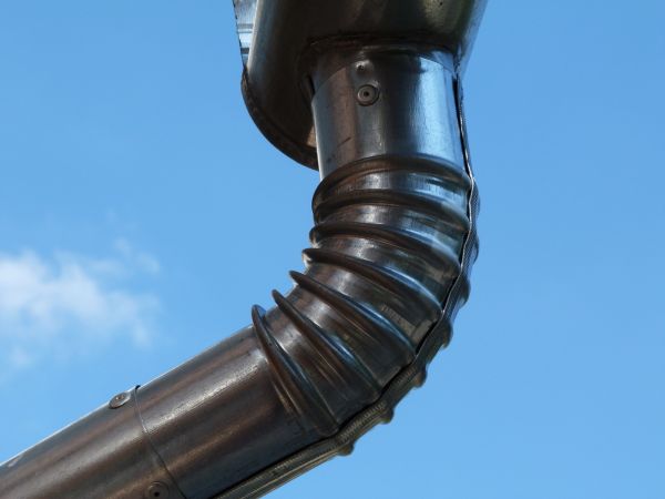 Metal Downspout Installation in Lubbock