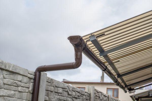 Plastic Downspout Installation in Lubbock