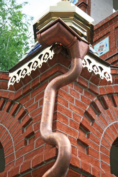 Church Downspout Installation in Lubbock
